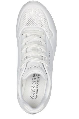 Skechers Womens Uno Sneakers WHT