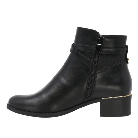Women's Becka-02  Ankle Bootie-BLK