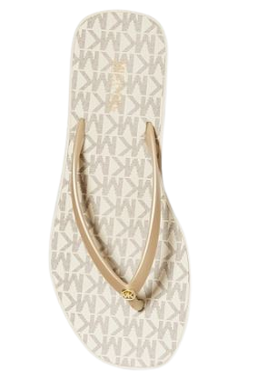 Michael kors shop wedge flip flops