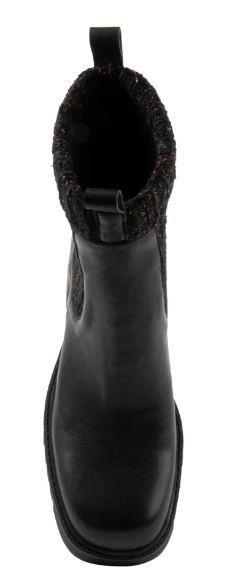 Steve Madden Gemini Sock Fit Ankle Bootie: blk