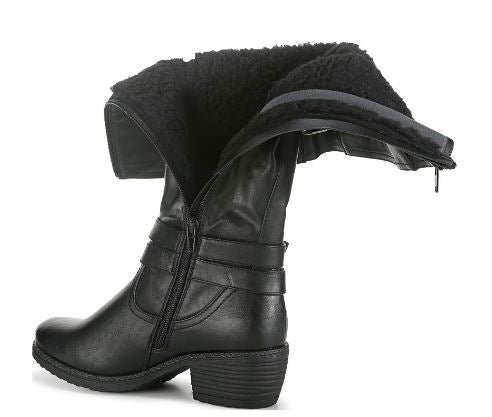 Women's Taxi Tall Jasper Wide calf Extendable  Riding Boots : Blk