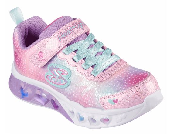 Skechers Girls S Lights Flutter Sneakers : Pkmt