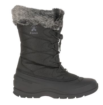 Kamik Women's Momentum3 Winter Waterproof Boots: Blk - SHOEPOINT.CA