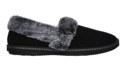 Skechers Womens Cozy SLippers : blk