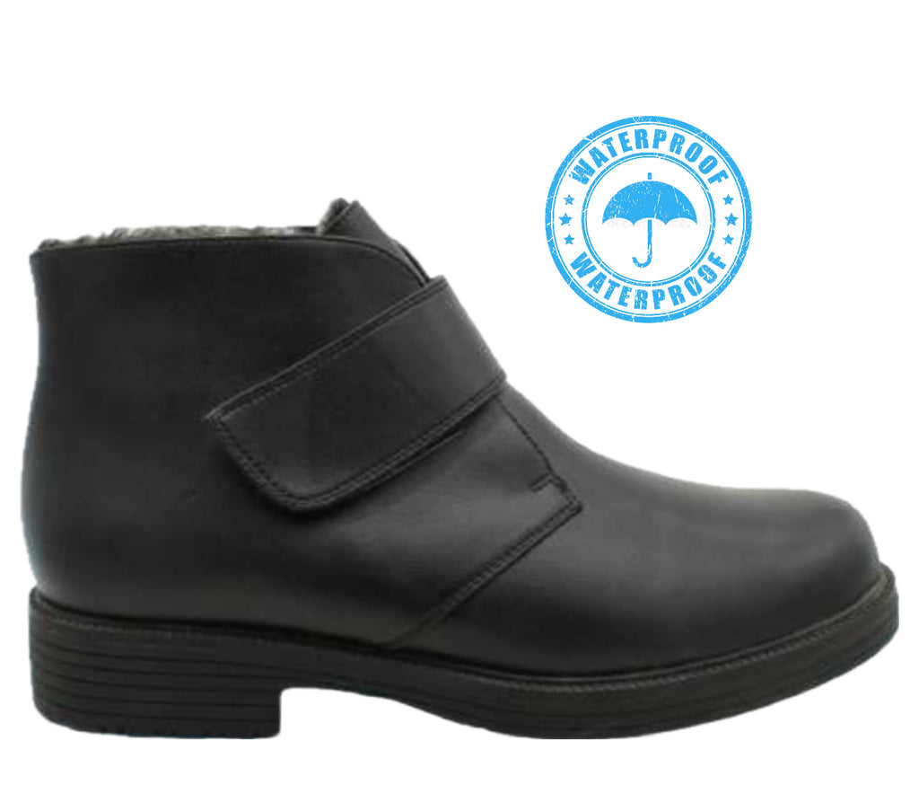 Men's Canada Comfort Velcro Winter Boots 40 (7) / BLK Men's Canada Comfort Velcro Winter Boots 40 (7) / BLK