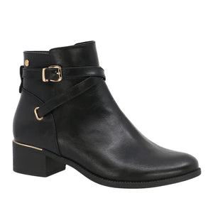 Women's Becka-02  Ankle Bootie-BLK