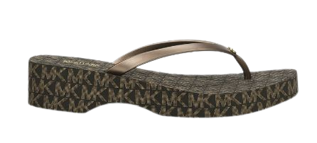 Michael kors online wedge flip flops