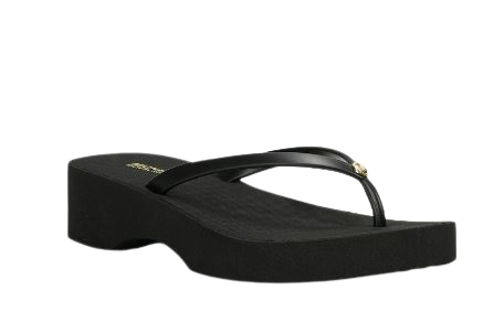 Michael Kors Lilo Wedge  Flipflop Sandals: Blk