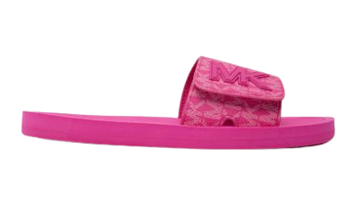 Michael Kors MK Velcro Slide Sandals: CHERISE