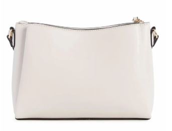 Nine West Leonel 3 compartment Cross Body Handbag: Milk Wht