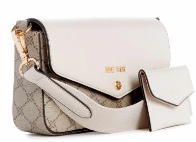 Nine West Peaches Cross Body Handbag: beg