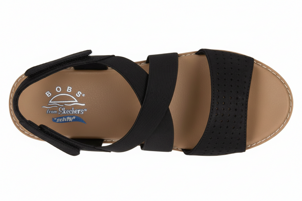 Skechers BOBS Arch Fit Oasis Sandals  - B Perf: BLK - SHOEPOINT.CA
