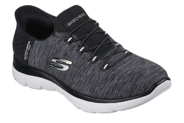 Skechers Women's Summit Slip-ins Sneakers: BKW:  WIDE WIDTH