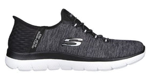 Skechers Women's Summit Slip-ins Sneakers: BKW:  WIDE WIDTH