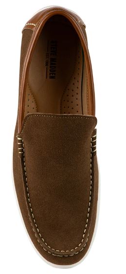 Steve Madden Men's  Suede Loafers :TAN