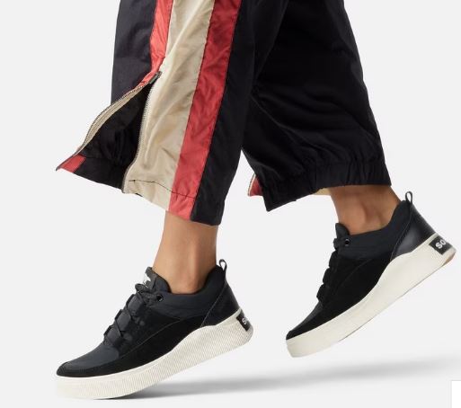 Sorel's Women OUT N ABOUT™ IV Low Sneaker: BLK/Gum