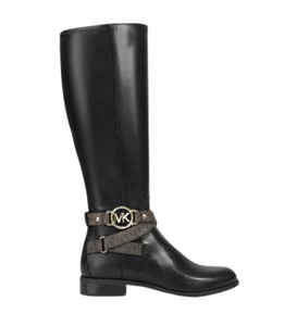 Michael kors black best sale riding boots