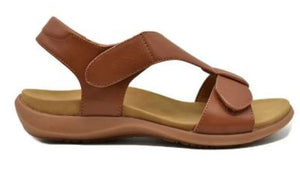 Stefania Italy S4024 Comfort Sandals : Camel