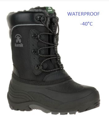 Youth  Winter Boots -LUKE BLK - SHOEPOINT.CA