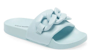Steve Madden Women's Safe Slide Sandals : Blu